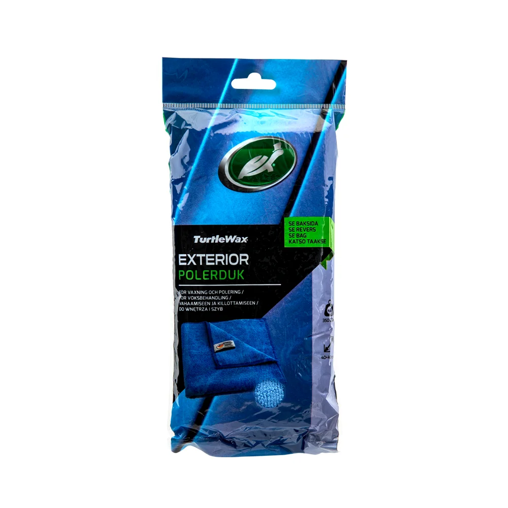 Turtle Wax Microfiberduk Exterior Blå 40X40CM
