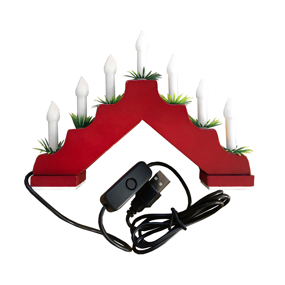 Adventsljusstake LED / USB