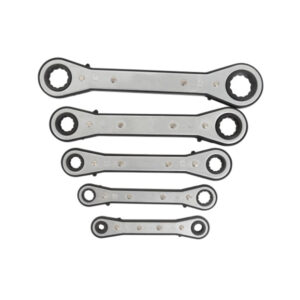 Dubbel U-ringnyckelsats Med Spärr 5 Nycklar