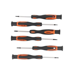 Precisionsskruvmejselsats PH/LK 6 delar