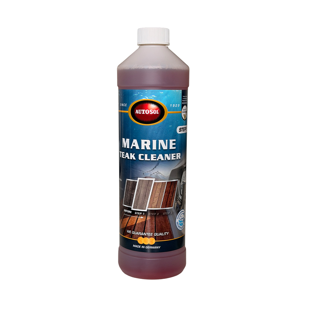 Autosol Marine Teak Cleaner 1000ml Step 1